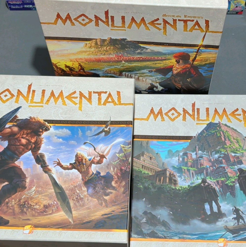 Funforge Monumental lot with core + 2 expansions