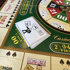 Casino Royale Board Game-combines Elements of Craps Roulette Poker-Complete Set