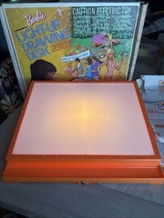 LAKESIDE’S BARBIE Light-Up Drawing Desk 5341 1974 Lights Up! Original Paperwork