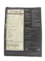 Dungeon! Fantasy Board Game D&D and Dragons 2012 – Replacement Instructions