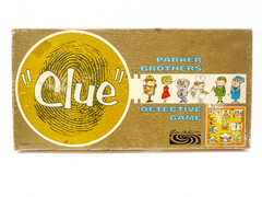 VINTAGE 1963 Parker Brothers Clue Board Game COMPLETE