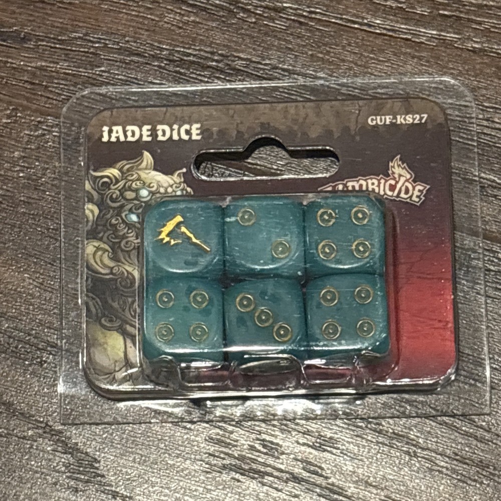 Zombicide White Death – Jade Dice NEW CMON Free Shipping Board Game Sealed