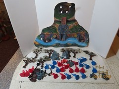 1994 Pressman Weapons & Warriors Castle Combat Set Board Game Almost Complete
