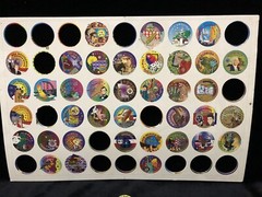 Vintage 1990s US State government Collectible POGS Sheet United States
