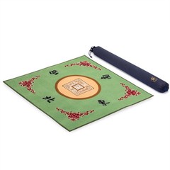 Table Cover for Mahjong, Poker, Card Games and Dominoes – Green, 31.1″