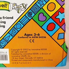 My First Amazing Game Board Book Preschool Early Education Learning