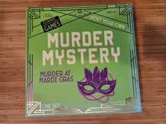 Host Your Own Murder Mystery game, Murder at Mardi Gras theme, up to 13 players