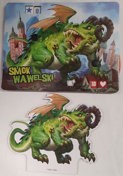 King of Tokyo/King of New York: Smok Wawelski Rare Promo Character – New!