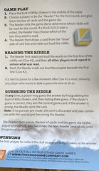 “I’m a Poet (and yes, I know it)” Family Game ~ Riddles of Rhyme ~ 3-8 Players