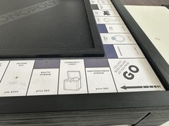 Monopoly | Pottery Barn Luxury Edition | Low-Profile Wooden Black Version