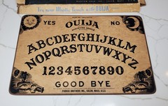 Vntg William Fuld Ouija Talking Mystifying Oracle Board Parker Brothers No PAT