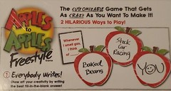 Mattel “Apples to Apples” Card Game Family Fun Freestyle Word Game Ages 10+ NIB