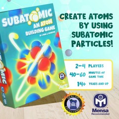 Subatomic: an Atom Building Game (2nd Edition) | A Chemistry Game About Elements