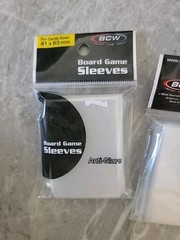 2 Pack 50 BCW 41 x 63 mm Mini American 41×63 Board Game Clear Soft Poly Sleeves