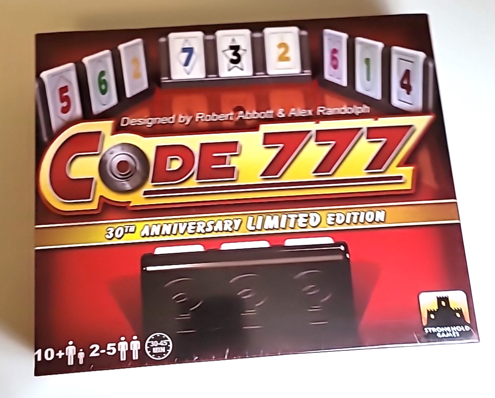 Code 777 2015, Stronghold Games, New Sealed