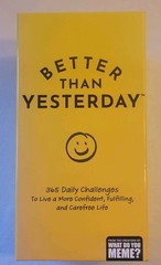 Better Than Yesterday Card Game Of 365 Daily Challenges 2022 Ages 16+ 1+Players