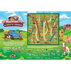 MasterPieces – Old MacDonald’s Farm – Slides & Ladders Board Game