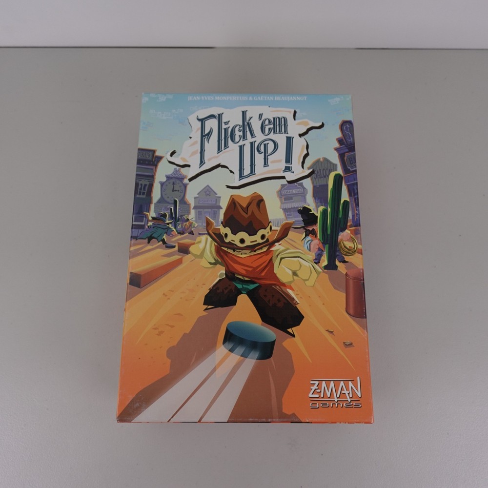 Flick ‘em Up! by Z-Man Games 2016 Dexterity Game “Plastic Version”