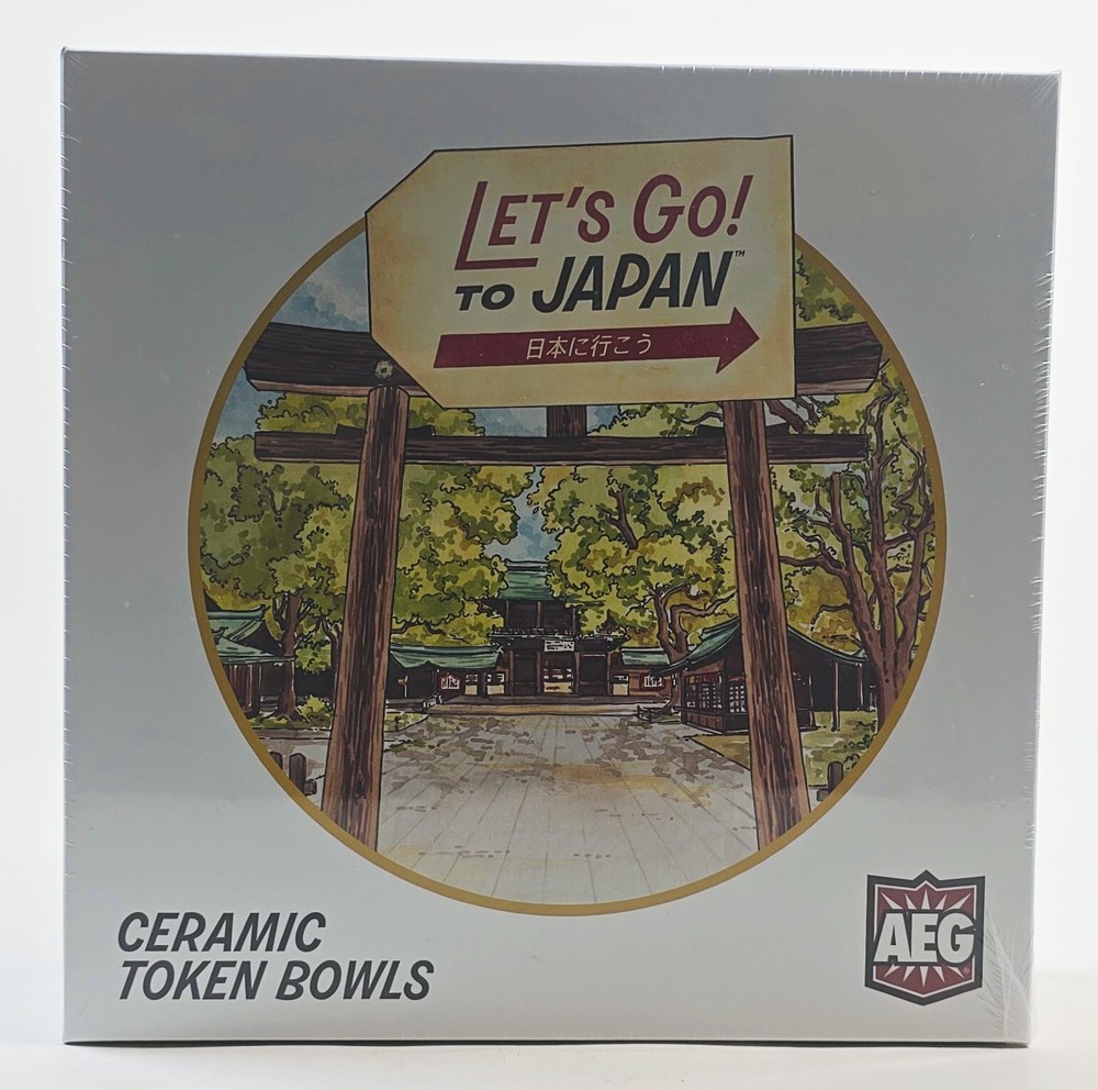 AEG Let’s Go to Japan – Ceramic Token Bowls – SEALED