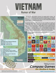 Compass Games Vietnam: Rumor of War Brand New In Shrink Wrap Fast Shipping