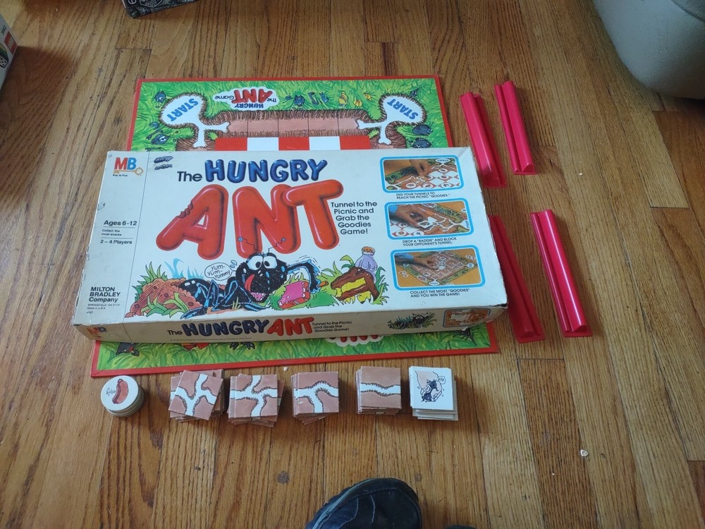 Milton Bradley The Hungry Ant Vintage Game Lots Of Fun