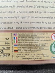 LANCASTER THE NEW LAWS First Expansion SEALED 2011 Queen Games BASE GAME NEEDED