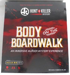 2-HUNT A KILLER Murder Mystery Games ‘Body On The Boardwalk’ & ‘Murder At The Mo