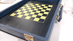 Castle Classics Game Case Backgammon Chess Checkers Dominoes Poker Dice