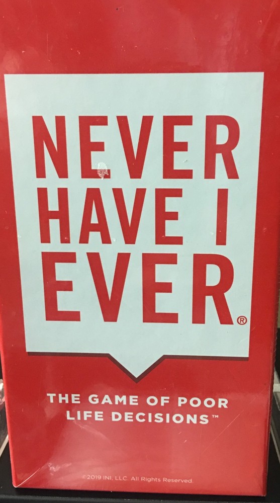 Never Have I Ever The Game of Poor Life Decisions – Drinking Game 17+