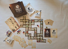 Bag of Dungeon Board Game + Legends Expansion Gunpowder Studios Complete (LOT)