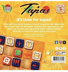 Tapas Tile Board Game For 2 Player Funforge TAPAUS01 Small Plates Quick Fast
