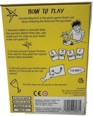 Doodle Mayhem A Bonkers Drawing Game COMPLETE