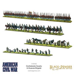 BP Epic Battles American Civil War Confederate Cavalry & Zouaves Brigade