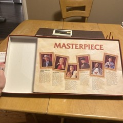 COMPLETE W/O EASEL 1996 Masterpiece Classic Art Auction Parker Brothers Game