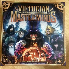 CMON Victorian Masterminds Board Game Eric Lang & Antoine Bauza Steampunk