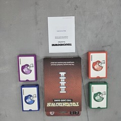 Fast Paced Football Card Game 2-4 Players Family Party Game Travel Size New