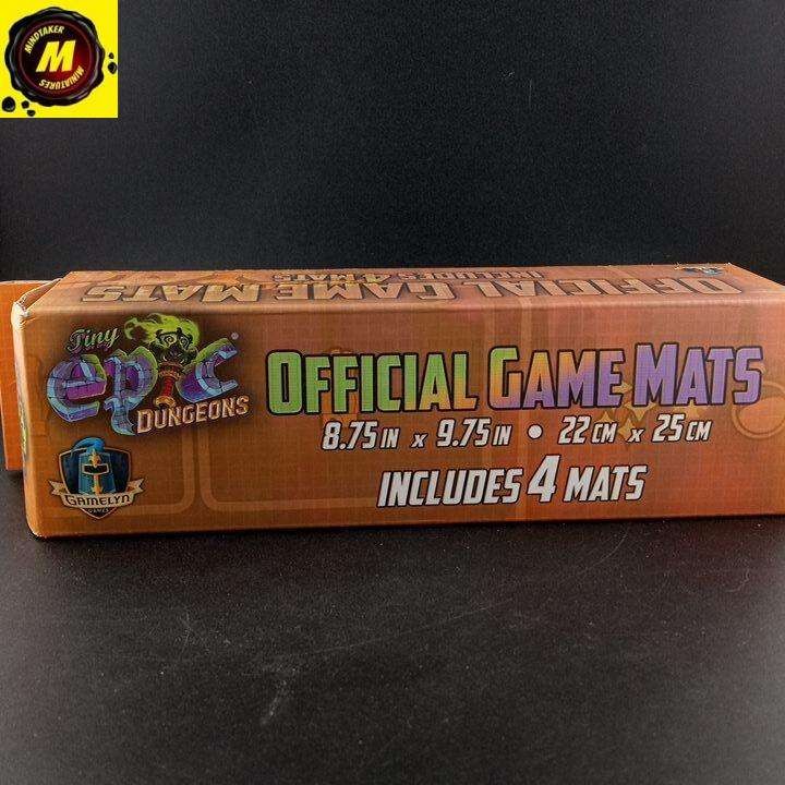 Tiny Epic Dungeons: Official Game Mats (x4) (TEDuA02) – #171418 – Tiny Epic S…