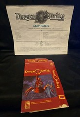 HyperRealitly Dragon Strike Board Game Pieces replacement parts 1993 Map instruc