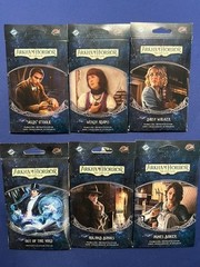 NEW Very RARE Arkham Horror Parallel Investigator Packs and Out of the Void Set