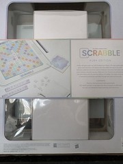 Scrabble AURA Edition Glass Turntable W.S. Game Company Boardgame Box Complete