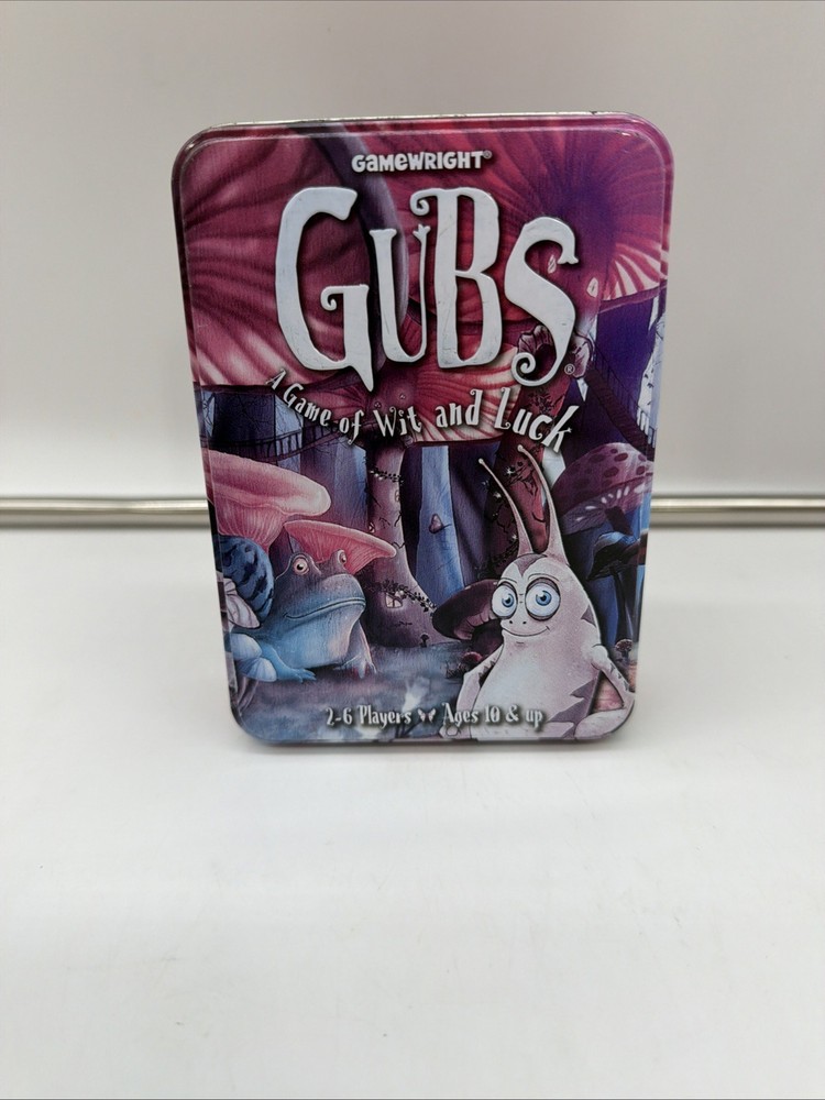 Gamewright Gubs- A Game of Wit and Luck- 100% Complete In Tin 70 Cards 2011