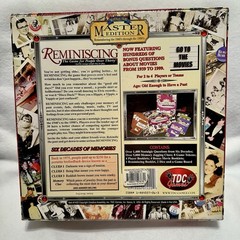 Reminiscing Board Game Deluxe Master Edition 1940s-1990s TDC Games New Sealed