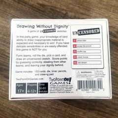 Drawing Without Dignity Uncensored Party Drawing Game Ages 17+