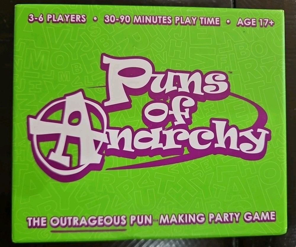 Puns of Anarchy – The Outrageous Pun-Making Party Game, For 3-6 Players Age 17+
