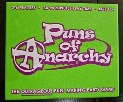 Puns of Anarchy – The Outrageous Pun-Making Party Game, For 3-6 Players Age 17+