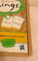 The Game Of Things Board Game ~Hilarious Creative Card Discontinued Wood Box