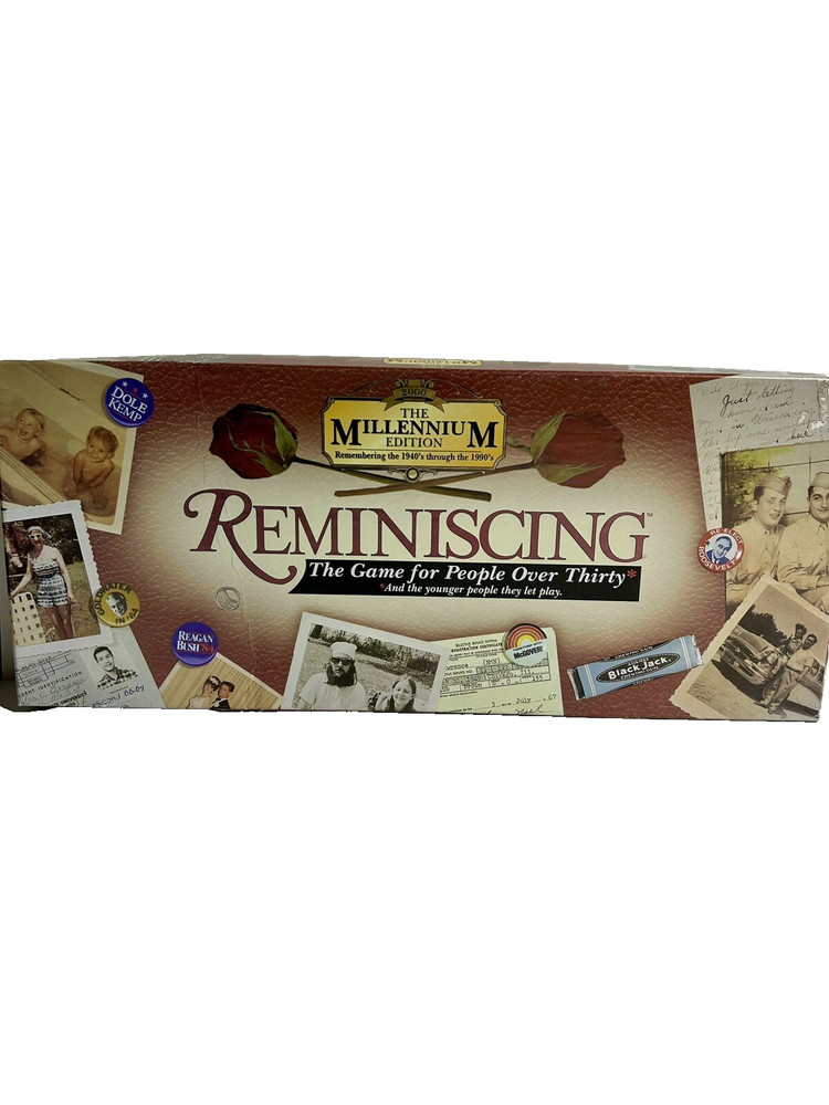 Reminiscing Trivia Board Game People Over 30 Master Edition Vintage 1998