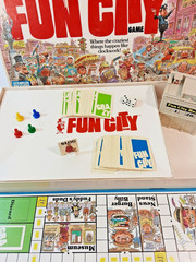 Fun City board game 100% Complete 1987 Parker Brothers vtg
