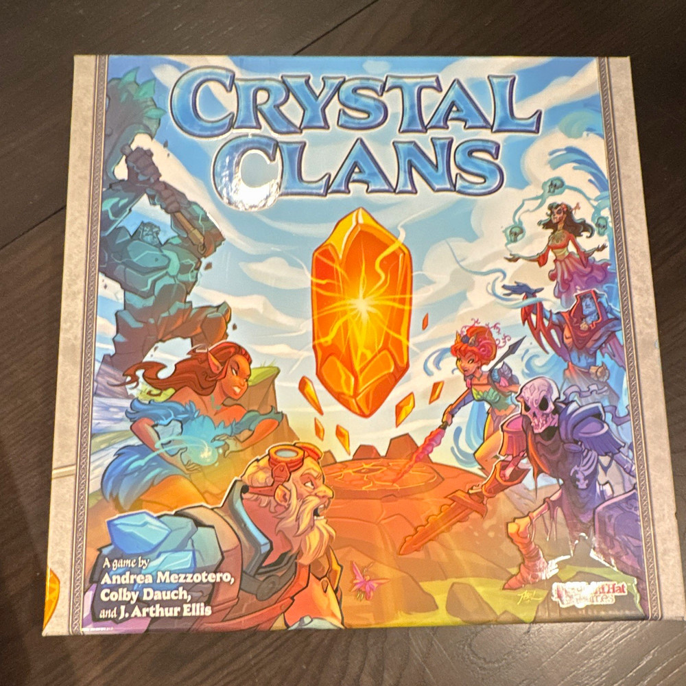Plaid Hat Games Crystal Clans Fantasy Board Game 2-Player, Ages 14+, PH1706