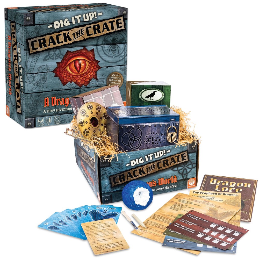 MindWare Dig It Up! Crack The Crate Board Game for 1 or More Players – Bring …